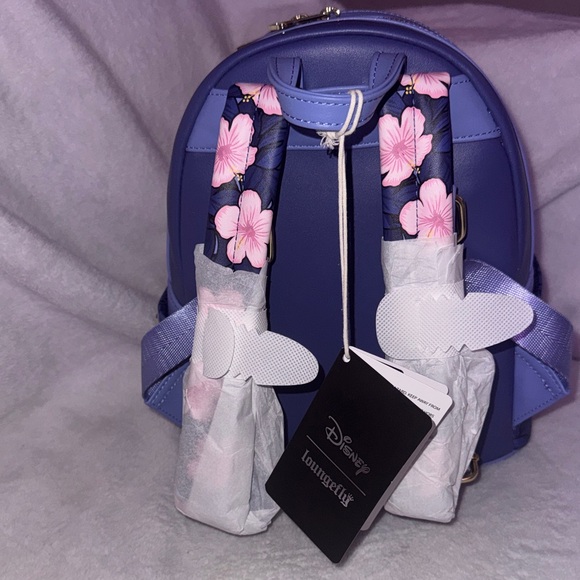 Loungefly Lilo and Stitch Blue Backpack - Picture 3 of 4